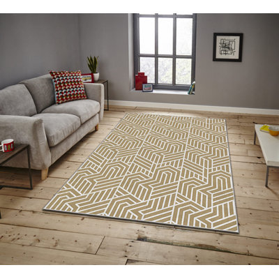 Luxurious Area Rug, 100% Polyester, 5.9 x 9.2 Feet | 740 g/m² Weight, Non-Slip Felt Dot Underside, Easy Clean Velvet Fabric, 0.08 in Pile Height | Machine Washable, Perfect for Living Room & Bedroom Décor