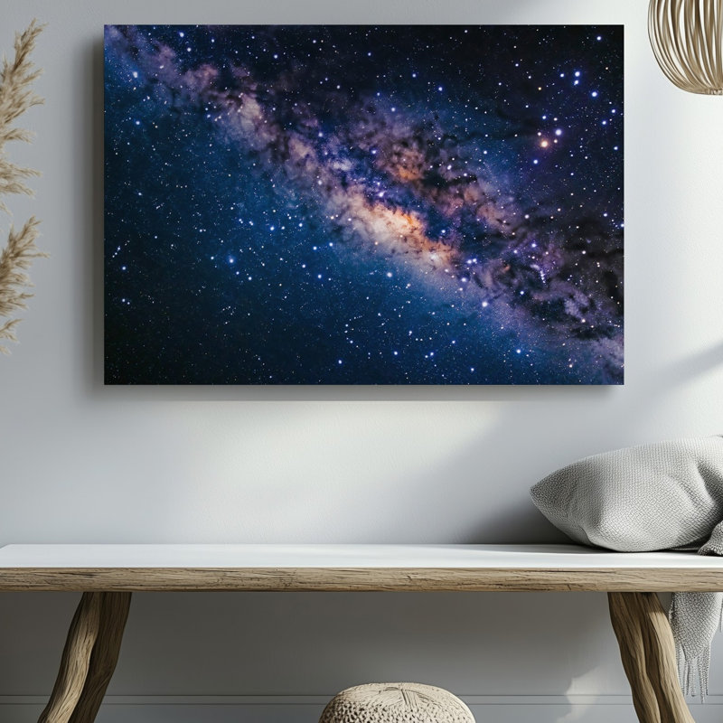 Toile dans la vaste étendue de l'espace lointain, H 9 po x l 12 po