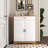 Versatile Wooden Shoe Cabinet with Adjustable Partitions and Multiple Shelves for Enhanced Organization-873733143