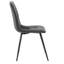 Chaise d'appoint en velours capitonné Steller-1900230262