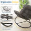 Chaise berçante de patio avec repose-pieds-1696083601