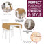 Mcneill 2 - Person Drop Leaf Dining Set-1820683002-1820683003