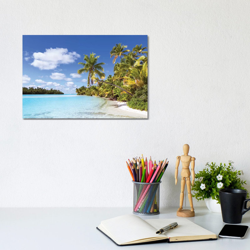 One Foot Island, Aitutaki, Cook Islands I by Matteo Colombo - Wrapped Canvas Print, 20.32 cm H x 30.48 cm W