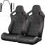 2 sièges de nouveau seau de course Universal 2PC