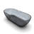 freestanding solid surface soaking bathtub