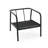 Caspian Round Tube Club Chair With Olefin Cushions