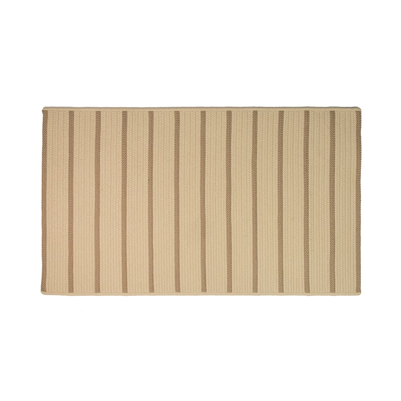 Tapis d'entrée Katharyne, Beige / brun clair, L 45 po x L 70 po