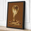Golden Cobra Modern - Wrapped Canvas-885492752-885492759
