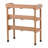 30″x14.5″×35.5″ Potting Table w/Metal Tabletop, 3 Layers Outdoor Work Bench w/Hook for Garden, Solid Wood Workstation for Garage-816976546