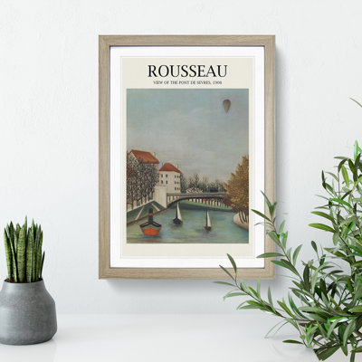 View of the Pont De Sevres by Henri Rousseau - Picture Frame Art Prints
