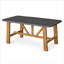Table de salle à manger rectangulaire en fibre de béton 70,9 po Ingatestone