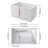 43" Acrylic Free Standing Bath Tubs Modern White Soaker Tub