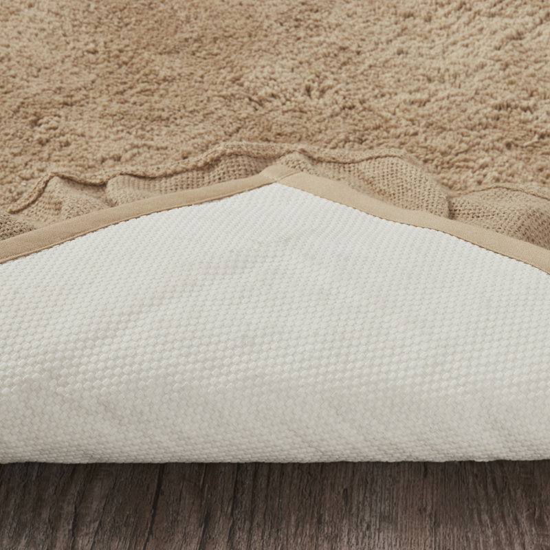 Dasha 100% Cotton Non-Slip Bath Mat, 20" W x 30" L, Country Black