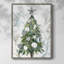 Coastal Christmas Shell Collection, reproduction encadrée B - bois massif