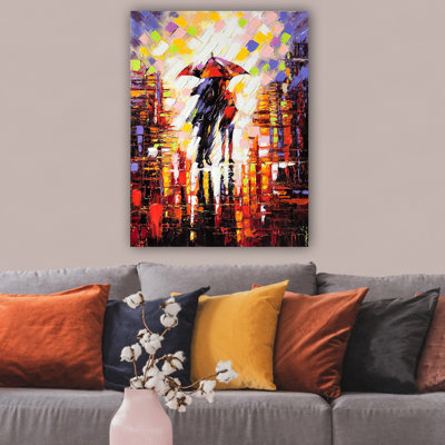 Stunning Decorative Canvas Painting, 27.6 x 39.4 Inches | 100% Cotton Canvas, 100% Wooden Frame (Thickness: 1.2 Inches) | Perfect for Living Room & Bedroom Decor, Vibrant Colors & Elegant Design
