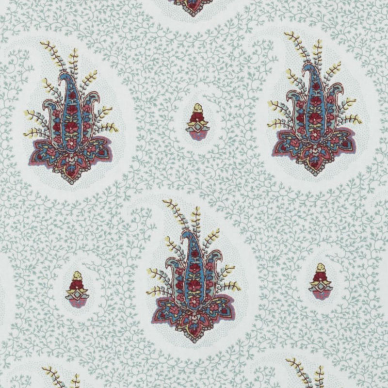 Duralee Zulla Fabric, Sea Green