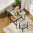 Winon Metal Wicker with Stools