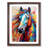Horse Expressionism - Single Picture Frame Print on Wood