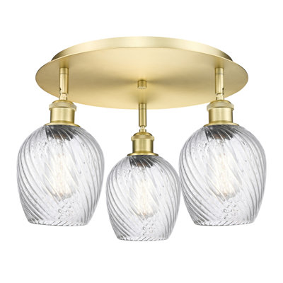 Plafonnier encastré 3 lumières 17 po Beka