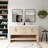 60 In. W X 21 In. D X 35 In. H Double Sink Freestanding Bath Vanity In Light Oak With White Acrylic Top