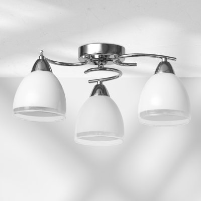 Astro Glass Semi Flush Mount