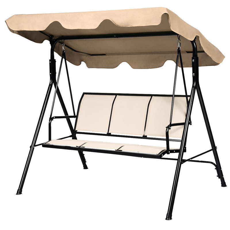 Palacios 3 Person Hanging Porch Swing