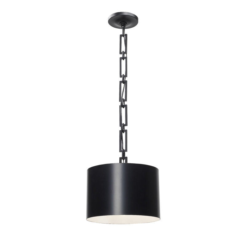 Alston 1 Light Mini Pendant, Matte Black