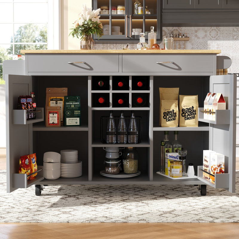 Wood Kitchen Island