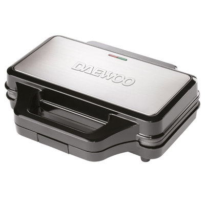 Daewoo Deep Fill 4 Slice Sandwich Toaster Toastie Maker Non-Stick Plates