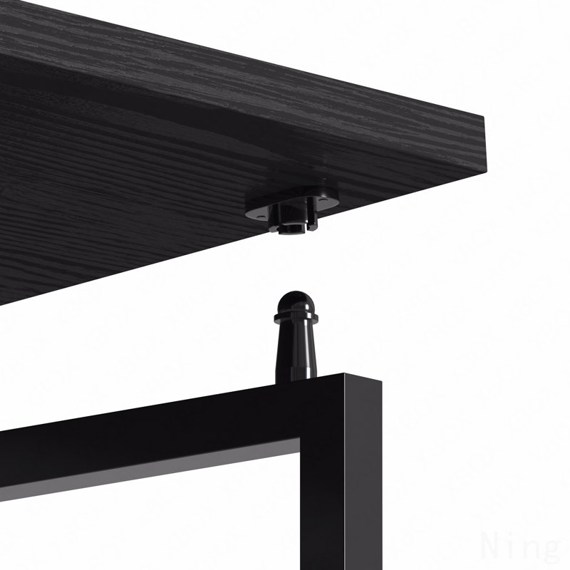 Space Saving Folding Desk - Black, Black