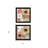 Set Of Two Earth To Petals 2 Framed Print Wall Art-1361833337
