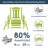 Wolak Oversized High  Density Polyethylene Rocking Adirondack Chair-952025967