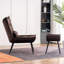 Fauteuil d'appoint moderne avec repose-pieds Solara-1471808002