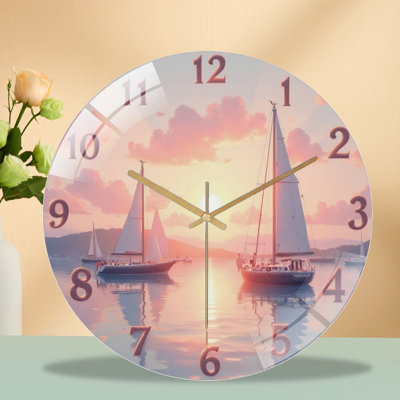 Horloge murale Sunset