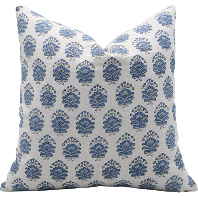 Coussin décoratif à housse de coussin imprimé à la main Fab divine - Bheesma