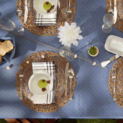 Jakeway Geometric Round Tablecloth