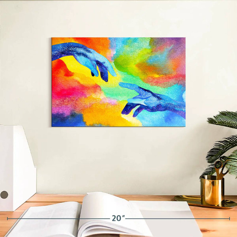 Keiraleigh Abstract Creation Hands, 8" H x 12" W