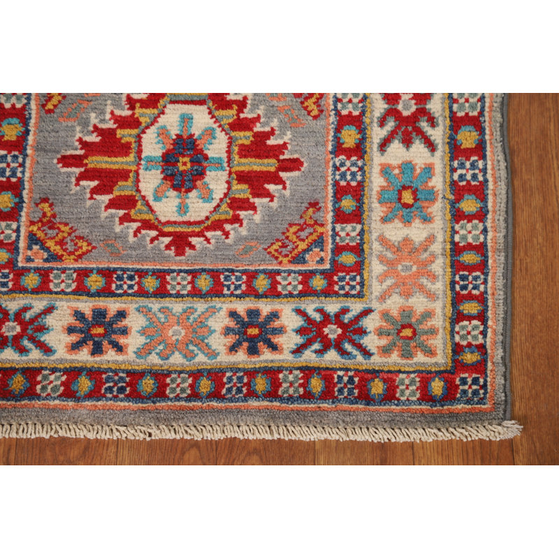 Handmade Kazak Oriental Accent Rug 2x3