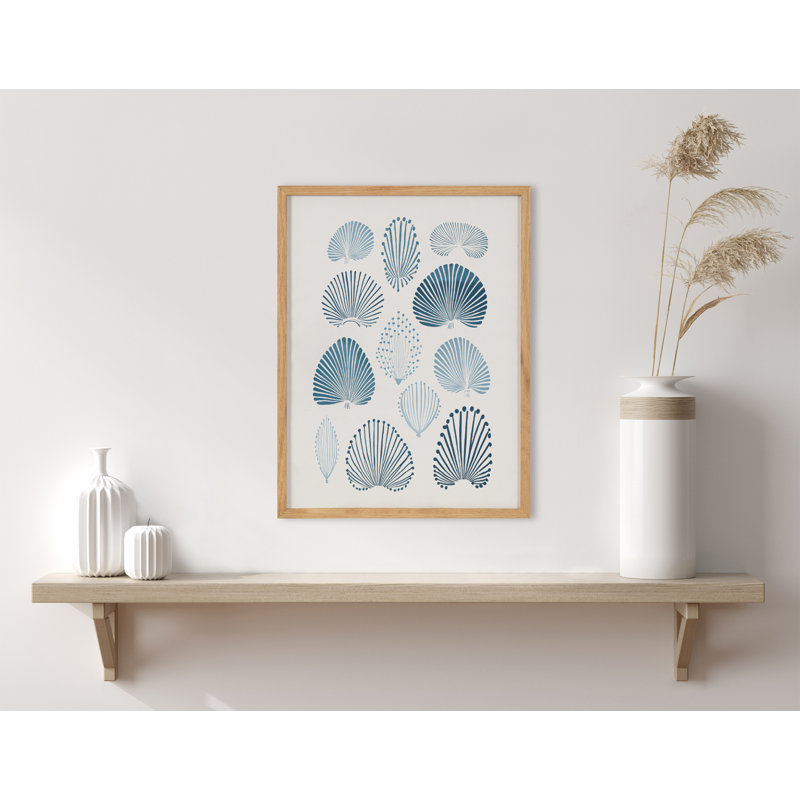 Art mural moderne plage douce, Tan Framed, H 12,65 po x l 16,65 po