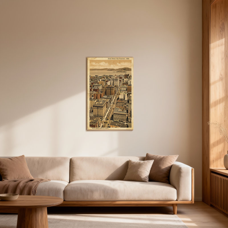Scène de paysage urbain rétro
