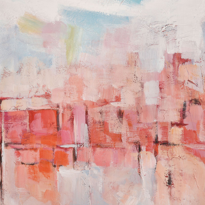 «Skyline Hues», art mural encadré