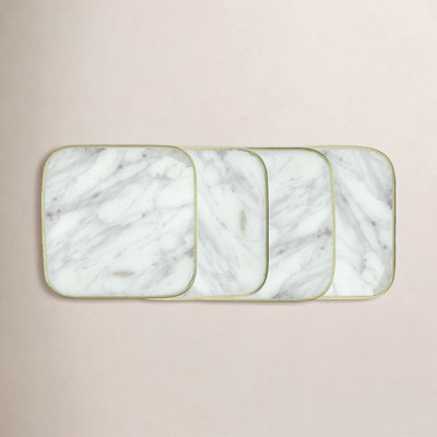 Canvas Home Verona Marble Coaster Set