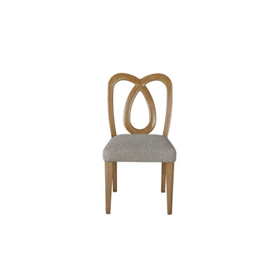Chaise à dossier sculpté (ensemble de 2)