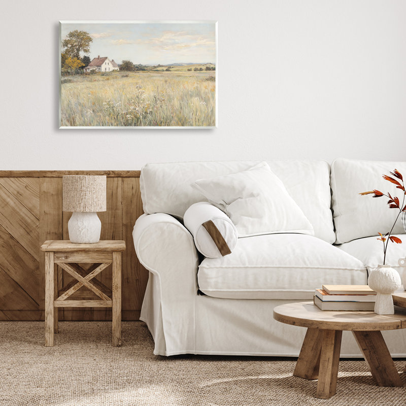 Plaque murale maison de campagne Country Living, design par Petal Prints Design, H 13 po x l 19 po