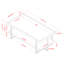 Table basse avec rangement Baden-750200524