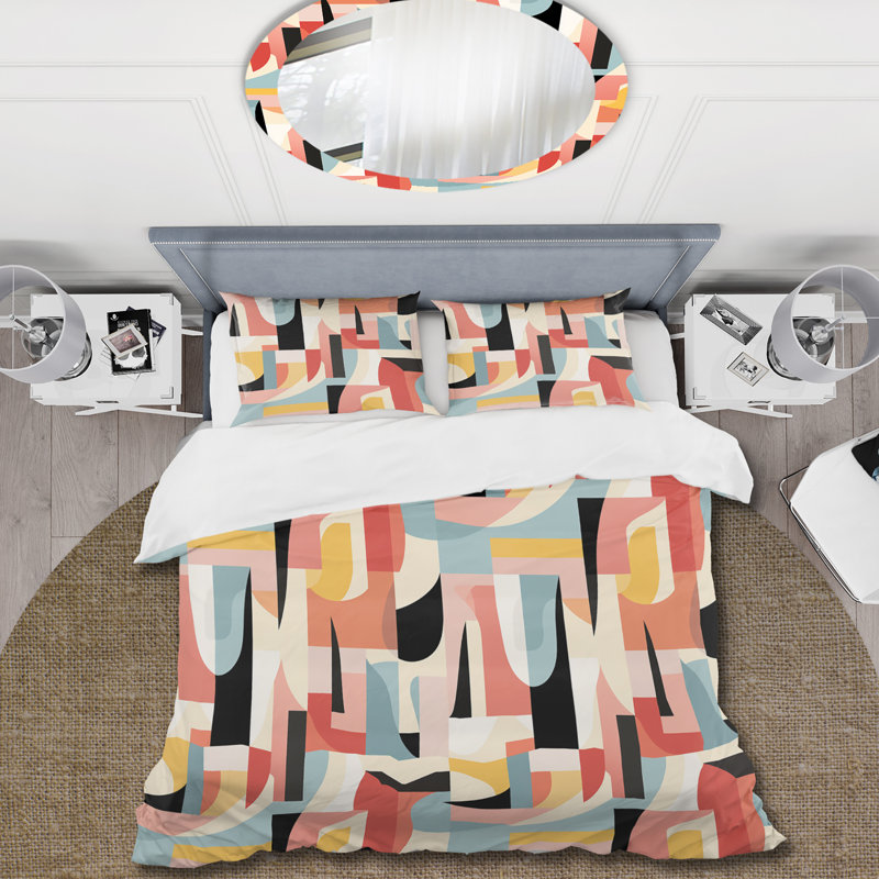 Ensemble de housse de couette Contemporary Canvas II, Housse de couette pour très grand lit et 2 très