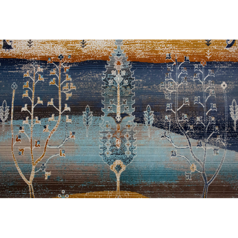 Lucha Floral Indoor Rug, Rectangle 8'10" x 11'10"