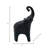Gaener Stoneware and Ceramic Elephant Figurine with Glam Style - Modern Decorative Animal Sculpture Decor Accent-1162386820-1162386821