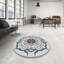 Tapis damassé bleu-168402077