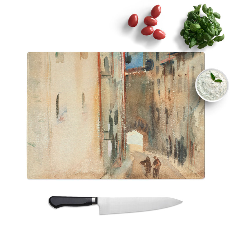 Camprodon, Spain by John Singer Sargent Chopping Board, 0.4cm H x 20cm W x 28.5cm L